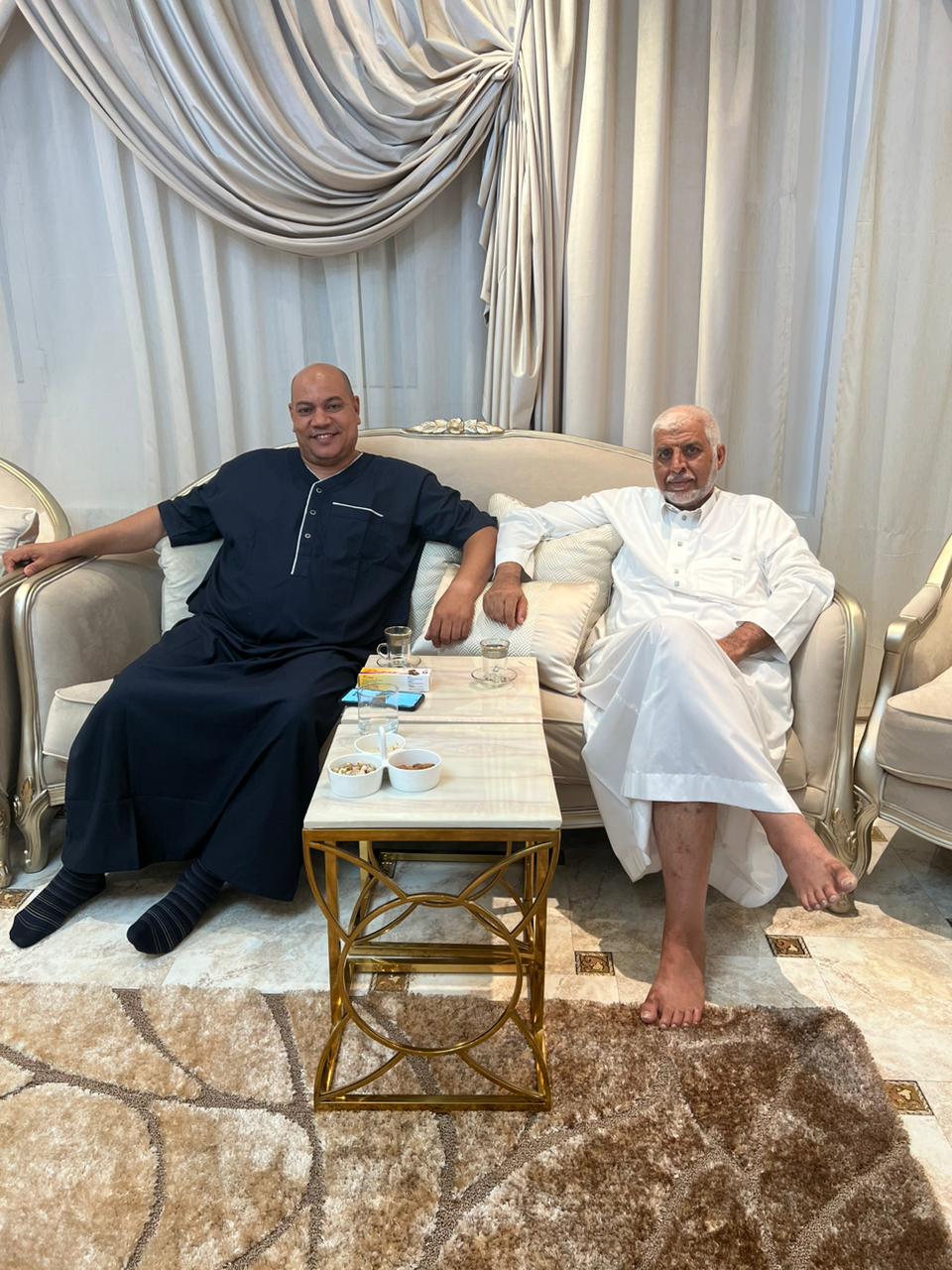 زيارة النائب مهندس ورجل الأعمال سعودي صابر احمد 